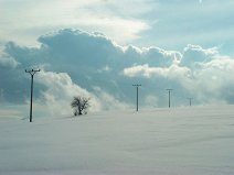 Zima Suché Lazce a Přerovec březen 2005