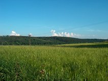 20.6.2008 Pohled na Sedlice z Pískovny