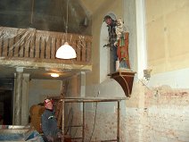 Rekonstrukce kaple únor 2003