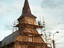 Rekonstrukce kaple květen 2005
