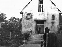 Kaple 1945, čp. 110 zasvěcená Andělům strážným r. 1936, opravena r. 1946
