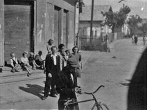 Návštěva kmotrů z Jičína rok 1946