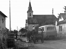 Pohled na novou kapli kolem roku 1965-68