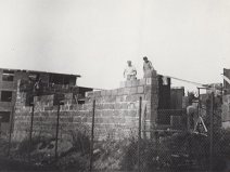 Výstavba hasičárny 1973