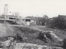 Výstavba hasičárny 1973