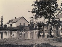 Suché Lazce náves srpen 1911