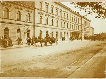 Opavské východní nádraží z cesty v r. 1901