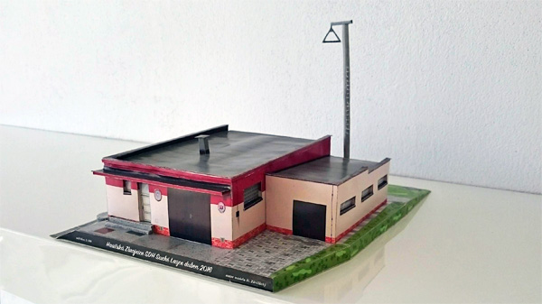 vystřihovánka Hasičárny